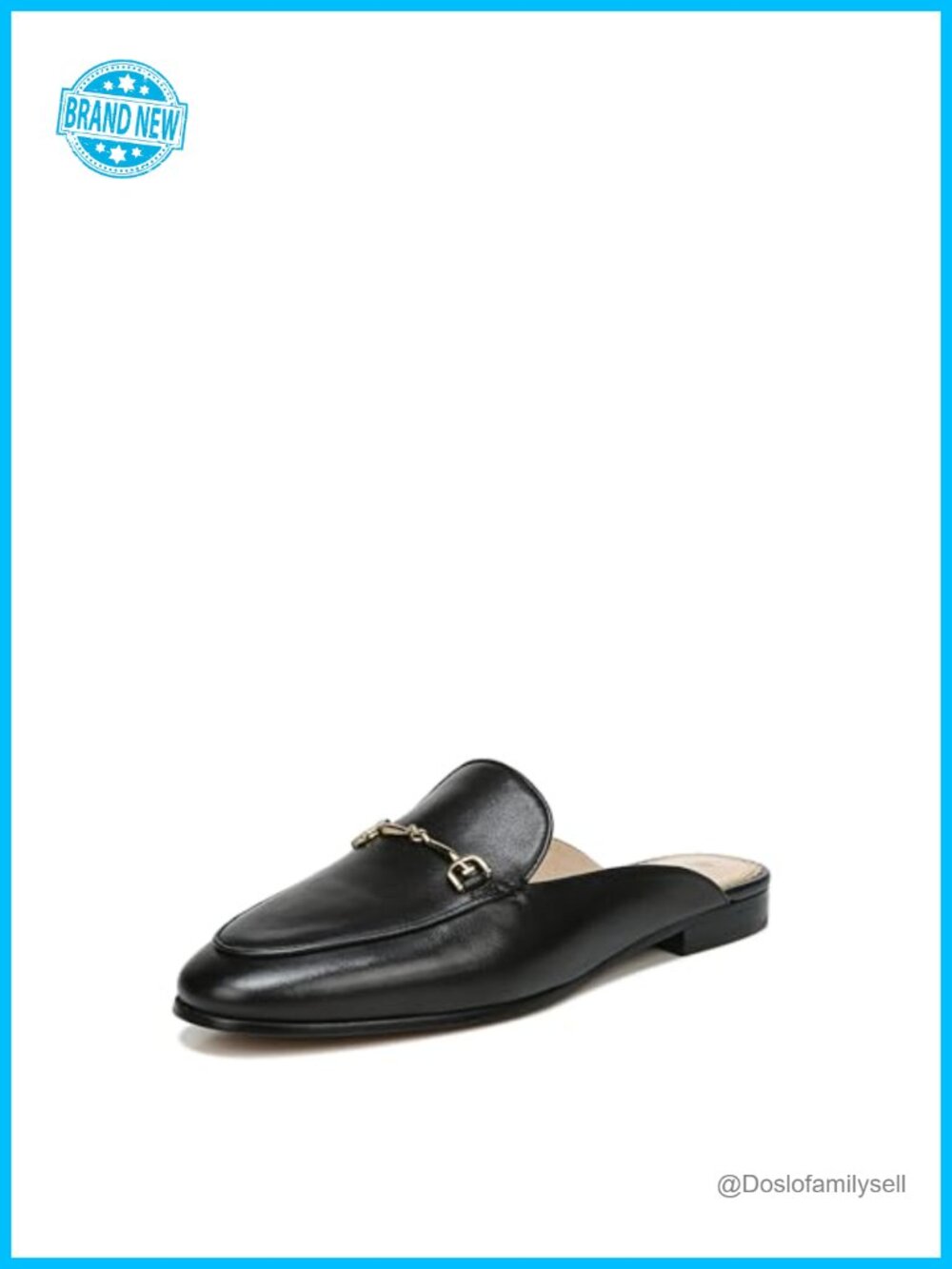 Sam Edelman Linnie Flat Mules Slip-On Padded Leather Insole